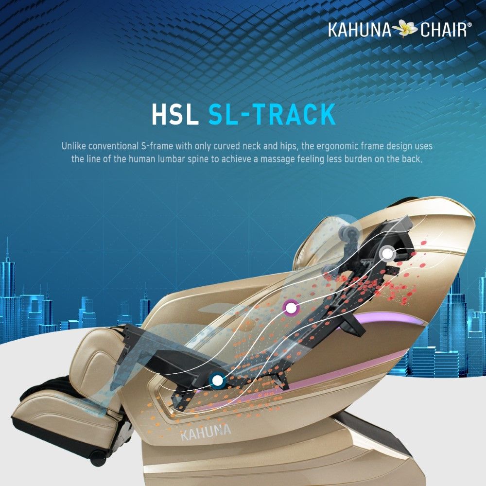 Kahuna Kappa Massage Chair Exquisite Rhythmic HSL-Track HM-Kappa