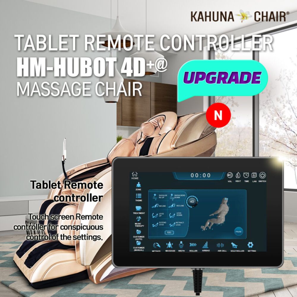 Kahuna Massage Chair 4D+HSL-Track Voice Recognition Zero-Gravity Full-Body Massage Chair, Tablet Remote Hubot4D