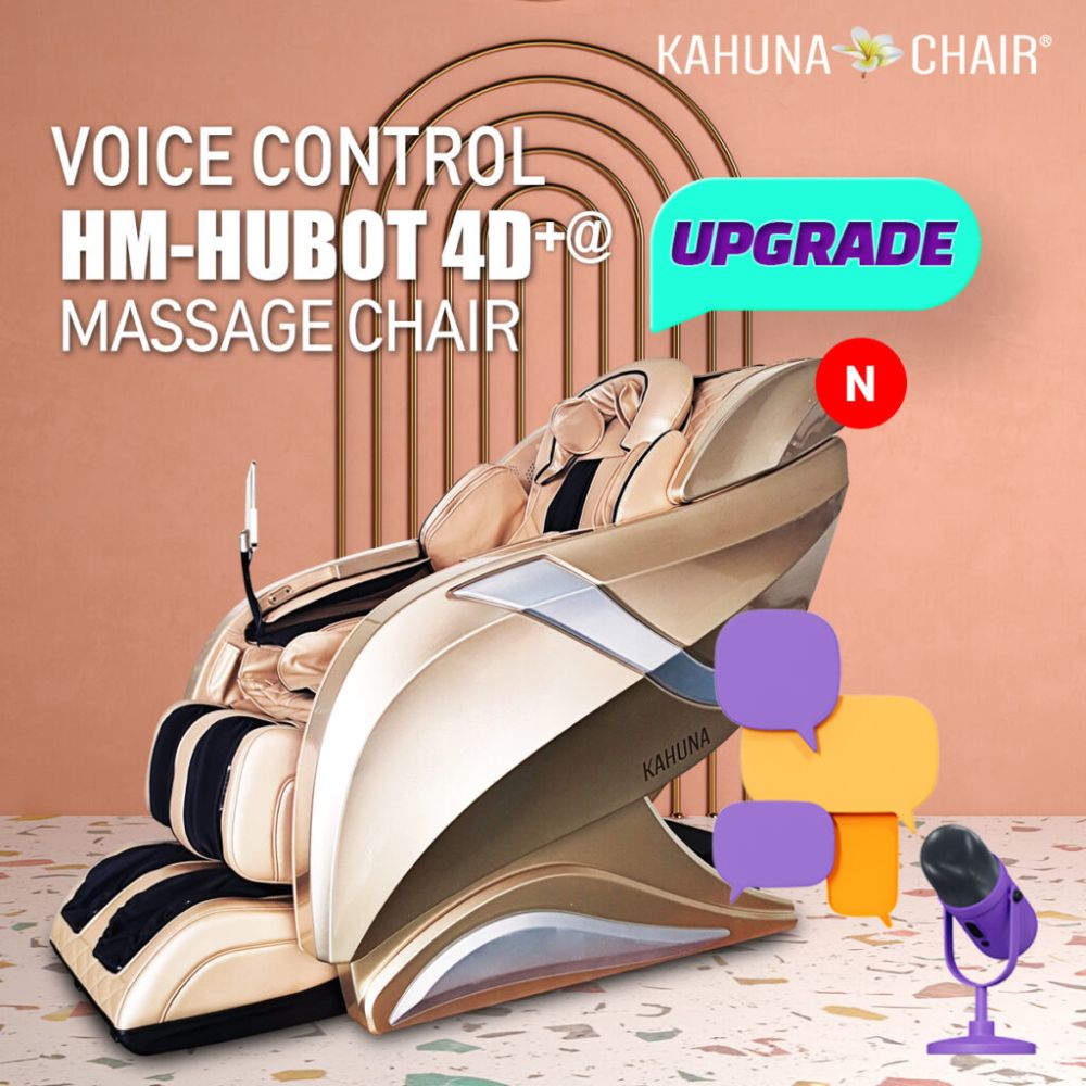 Kahuna Massage Chair 4D+HSL-Track Voice Recognition Zero-Gravity Full-Body Massage Chair, Tablet Remote Hubot4D